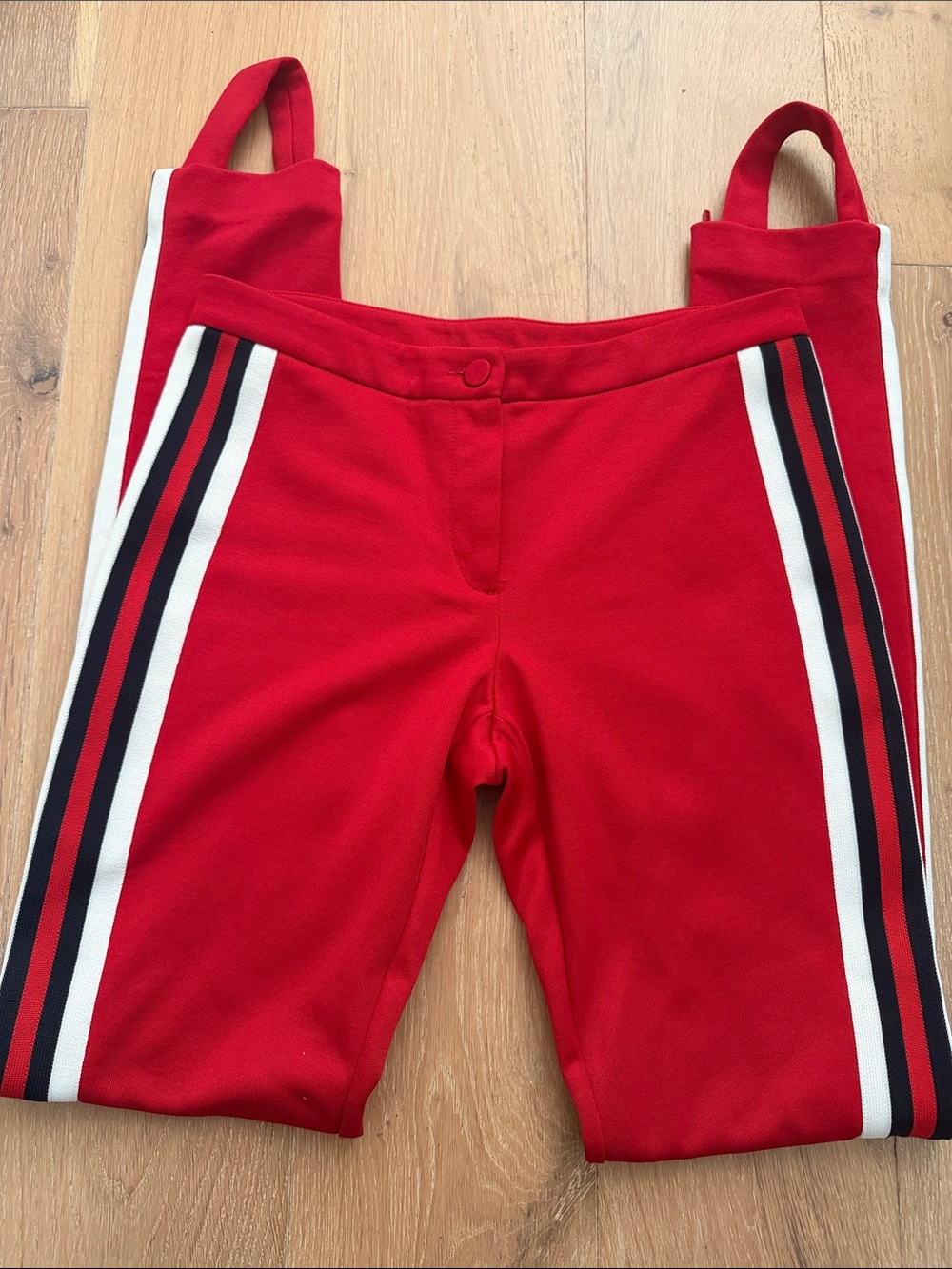 Gucci Red Stirrup Pants